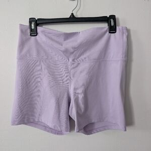 All In Motion Women's Lavender Athletic Biker Yoga Shorts